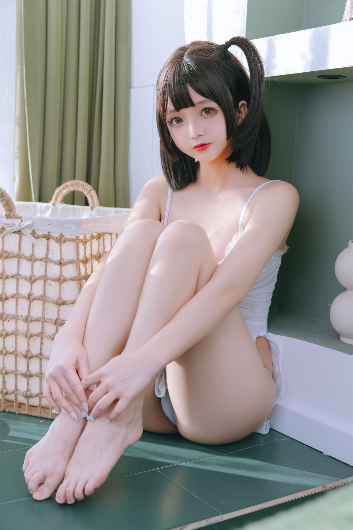 日奈娇 NO.043 湿身小白裙[70P]插图5